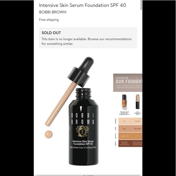 4 Natural Intensive Skin Serum Foundation